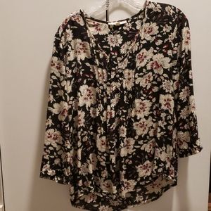 Fun2Fun Maley Pleated Detail Top